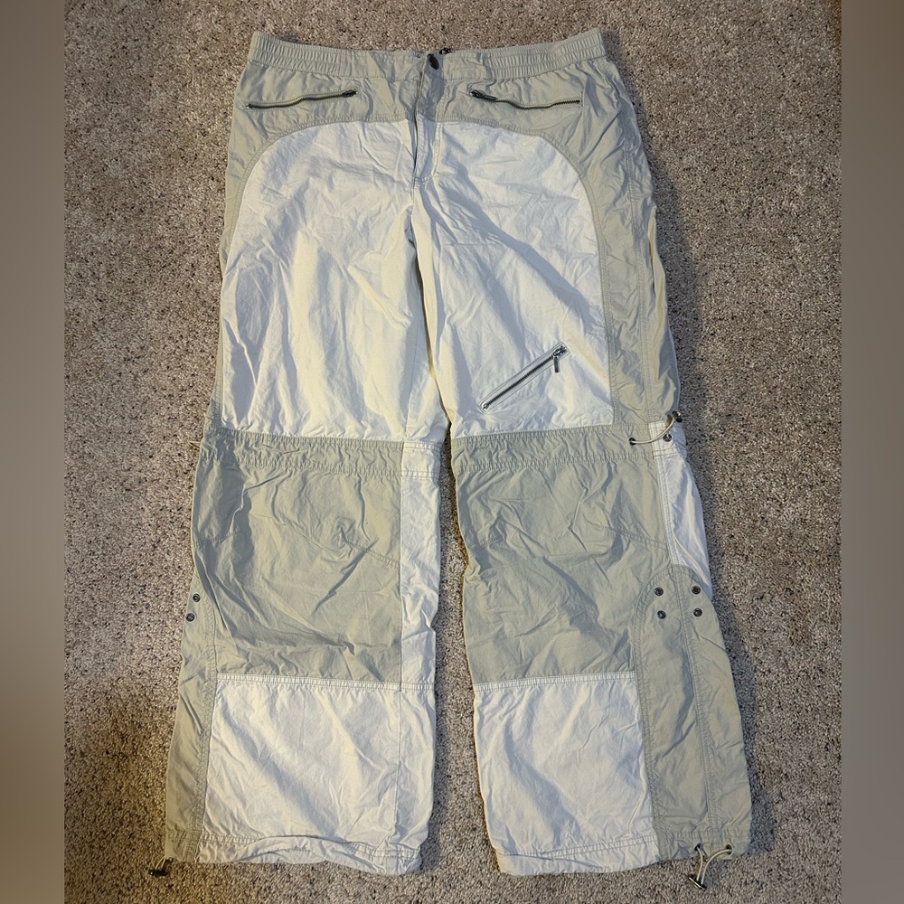 Urban Outfitters Women’s Gray/White Parachute Pants